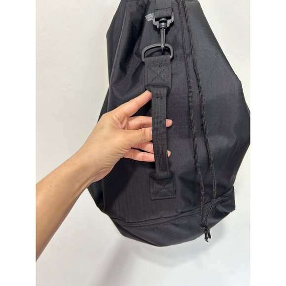 Mack Weldon Black Durable Nylon Sling Backpack With Adjustable Strap - Picture 5 of 10